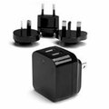 Dynamicfunction High Power 17 watt 3.4 amp Dual Port USB Wall Charger DY2756469